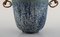 Ice Bucket in Glazed Ceramics with Handle by Arne Bang, Denmark 7