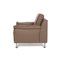 Brown Leather Armchair by Ewald Schillig 9