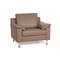 Brown Leather Armchair by Ewald Schillig 1
