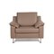 Brown Leather Armchair by Ewald Schillig 5