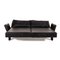 Black Leather Sofa by Franz Fertig 3