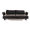 Black Leather Sofa by Franz Fertig, Image 3