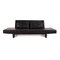 Black Leather Sofa by Franz Fertig 1