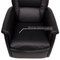 Fauteuil Quartett 9773 en Cuir Noir de Himolla 5