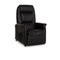 Quartett 9773 Black Leather Armchair from Himolla, Image 1