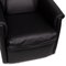 Fauteuil Quartett 9773 en Cuir Noir de Himolla 4