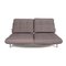 Mera Gray Fabric Two-Seater Sofa by Rolf Benz 11