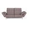 Mera Gray Fabric Two-Seater Sofa by Rolf Benz 1