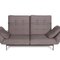 Mera Gray Fabric Two-Seater Sofa by Rolf Benz 12