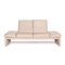 Raoul Cream Leather Sofa from Koinor 1