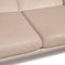 Raoul Cream Leather Sofa Set from Koinor, Set of 3 6