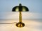 Lámpara de mesa de latón, años 60, Alemania, Imagen 2