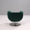 Green Tulip Armchairs by Jeffrey Bernett for B & B Italia, Set of 2 4