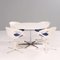 Circular White Dining Table by Arne Jacobsen for Fritz Hansen 7
