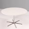Circular White Dining Table by Arne Jacobsen for Fritz Hansen, Image 3