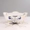 Rin Dining Swivel Chair in White by Hiromichi Konno for Fritz Hansen 8