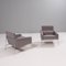 Poltrone serie 3300 grigie di Arne Jacobsen per Fritz Hansen, 2002, set di 2, Immagine 2
