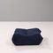 Togo Dark Blue Sofa and Footstool by Michel Ducaroy for Ligne Roset, Set of 5, Image 7