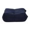 Togo Dark Blue Footstool by Michel Ducaroy for Ligne Roset 1