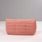 Togo Pink Modular Two Seater Sofa by Michel Ducaroy for Ligne Roset, Image 3