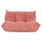 Divano a due posti modulare Togo rosa di Michel Ducaroy per Ligne Roset, Immagine 1