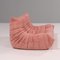 Togo Pink Modular Two Seater Sofa by Michel Ducaroy for Ligne Roset 2