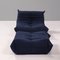 Poltrona Togo blu scuro di Michel Ducaroy per Ligne Roset, Immagine 8