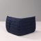 Togo Dark Blue Corner Sofa by Michel Ducaroy for Ligne Roset 2