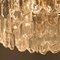 Große Palazzo Leuchte aus Vergoldetem Messing & Glas von JT Kalmar für Isa 10