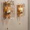 Large Palazzo Light Fixture in Gilt Brass and Glass by J. T. Kalmar for Isa 13