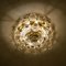 Large Light Fixture in Glass, Brass and Nickel from Doria Leuchten, 1960s, Image 12