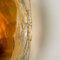 Mundgeblasene Murano Glas Wandlampen aus Messing & Braunem Glas von J. Kalmar From Isa, 2er Set 2