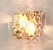 Square Crystal Gold-Plated Sconce from Kinkeldey, Germany, 1970s 6