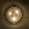 Brass and Blown Murano Glass Wall Light or Flush Mount, 1960s, Image 3