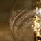 Lámparas de mesa grandes de cristal burbuja soplado, años 70. Juego de 2, Imagen 9