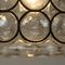 Circle Iron and Bubble Glass Chandelier 15