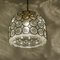 Circle Iron and Bubble Glass Chandelier, Image 11