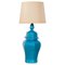 Blue Table Lamp, Italy, 1970s, Image 1