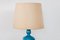 Lampe de Bureau Bleue, Italie, 1970s 6