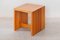 Solid Pine Stools and Coffee Table, 1970s, Set of 4, Image 11