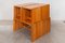 Tabourets et Table Basse en Pin Massif, 1970s, Set de 4 7