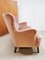 Dutch Vintage Pink Velvet Sofa Bank by Theo Ruth for Artifort, Image 5