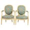 Louis XVI Armchairs, France, Set of 2, Image 1