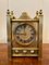 Horloge de Cheminée Antique de Qualité Huit Jours en Laiton Antique 5