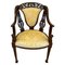 Antique Victorian Carved Mahogany Armchair, Image 1