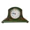 Art Deco Lacquered Chinoiserie Mantel Clock 1