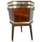 18th Century Antique George III Mahogany Brass Bound Wine Cooler 1