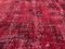 Tappeto vintage rosso sovratinto di lana, Turchia, Immagine 7