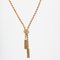 French 18 Karat Yellow Gold Orvet Mesh and Tassels Necklace, 1950s, Image 6