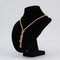 Französische 18 Karat Orvet Halskette aus Geflecht in Gold & Quasten, 1950er 4